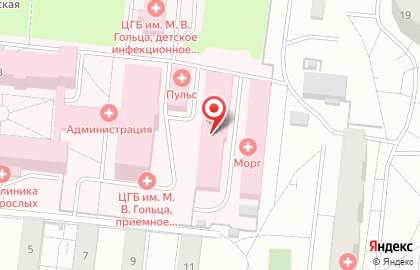 Пульс на Московской улице на карте