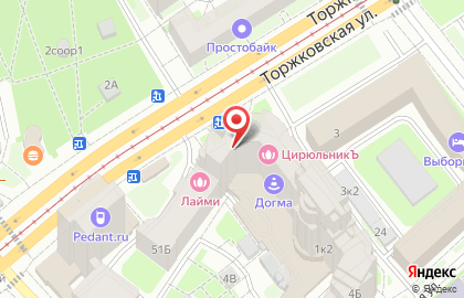 Абсолют Банк на Торжковской улице на карте