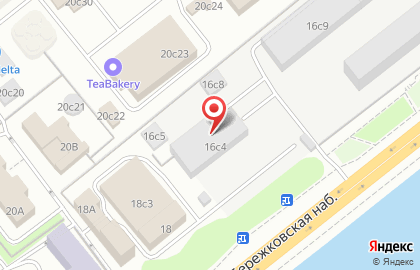 Сервисный центр Smeg на Бережковской набережной на карте