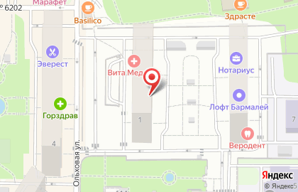 Триэль на карте