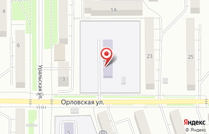 Детский сад №73 на Орловской улице на карте