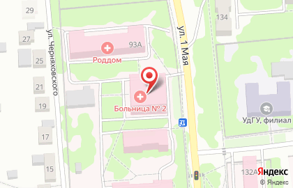 Стационар Воткинская районная больница Министерства здравоохранения Удмуртской республики на карте