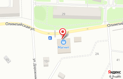 Магазин Руслан на Олимпийской улице на карте
