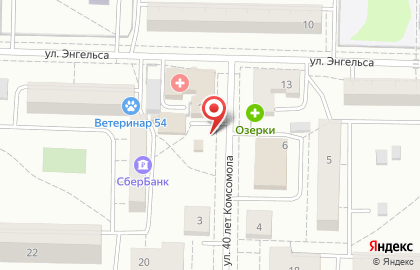 Киоск фастфудной продукции в Советском районе на карте