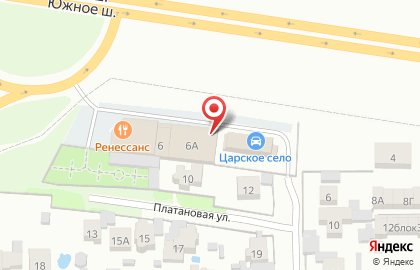 Царское село на Платановой улице на карте