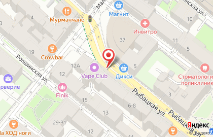 Филя на Рыбацкой улице на карте