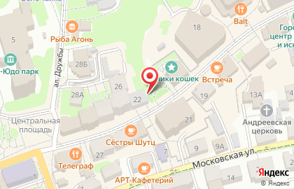 Продуктовый магазин на Курортном проспекте, 22а на карте