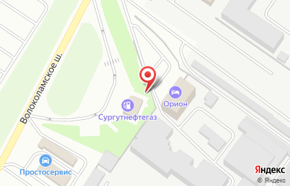 АЗС Сургутнефтегаз на Волоколамском шоссе на карте