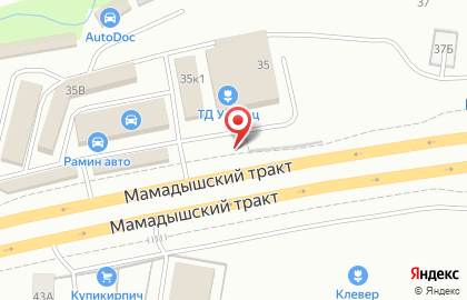 Магазин Аккумуляторы РФ на Мамадышском тракте на карте