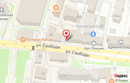 Бар Власть на карте
