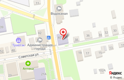 Покровская городская библиотека на карте