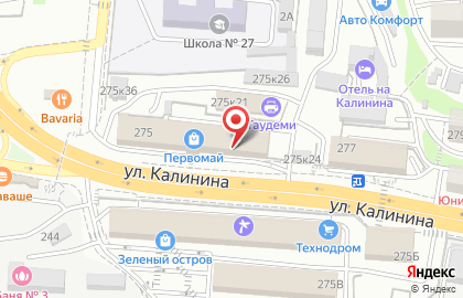 Салон Здоровый загар в Первомайском районе на карте
