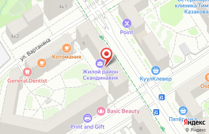 Студия маникюра и эпиляции Basic Beauty в Новомосковском районе на карте