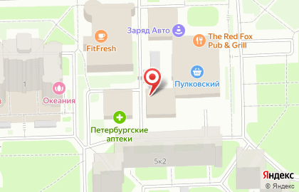 Студия маникюра и педикюра на Пулковском шоссе на карте