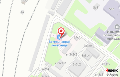 Доктор-Вет в Хибинском проезде на карте