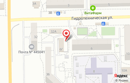 Киоск по продаже фастфудной продукции на Гидротехнической улице на карте