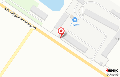 Кровельный центр на улице Орджоникидзе на карте