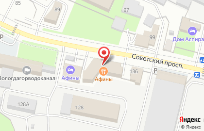 Ресторан Афины на карте