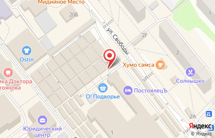 Магазин овощей и фруктов в Москве на карте