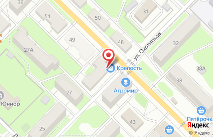 Магазин алкогольной продукции Крепость на Ласьвинской улице на карте
