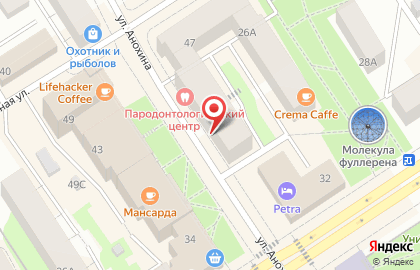 Интернет-магазин Lamoda.ru на улице Анохина на карте