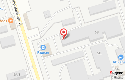 Торгово-производственная компания Радиан на Автозаводской улице на карте