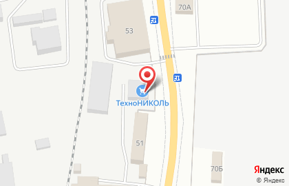 Магазин ТехноНИКОЛЬ на Трактовой улице на карте