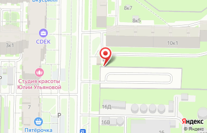 Автостоянка в Санкт-Петербурге на карте