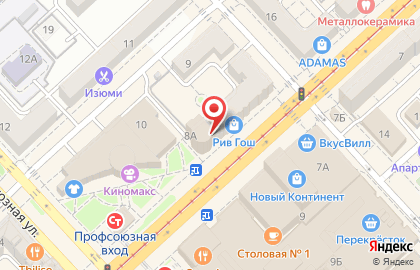 Волгоградский филиал Банкомат, АКБ Авангард на Рабоче-Крестьянской улице на карте