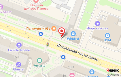 Киоск по продаже печатной продукции на Площади Гарина-Михайловского на карте