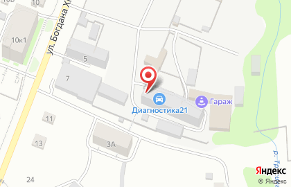 Лада-оригинал на улице Богдана Хмельницкого на карте