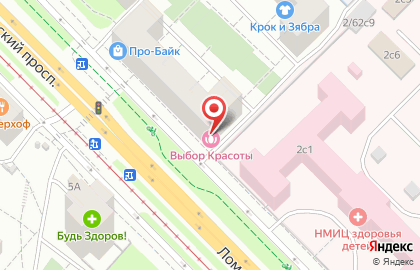 Банк Финам на Ломоносовском проспекте на карте