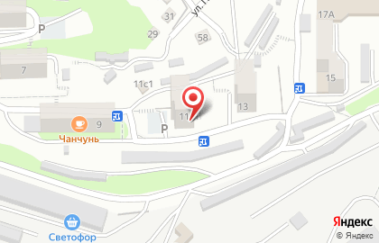 Cеть магазинов Пеликен в Первомайском районе на карте