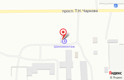 Шиномонтажная мастерская в Тобольске на карте