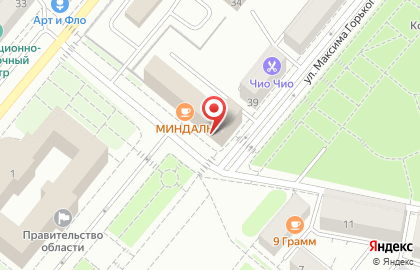 Автостоянка ГК Орел-Отель на улице Максима Горького на карте