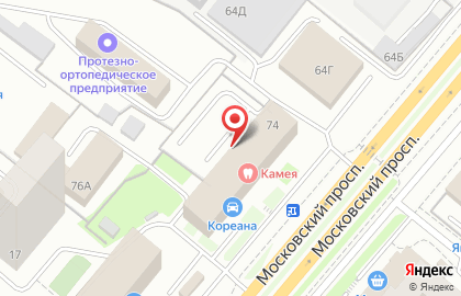 Большой праздник на Московском проспекте на карте