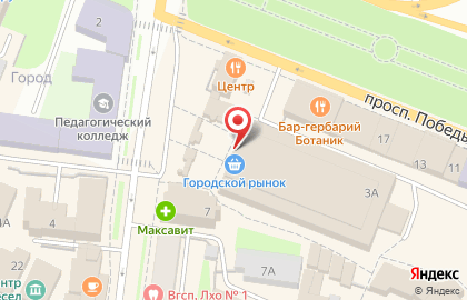 Вологодский городской рынок, МУП на карте