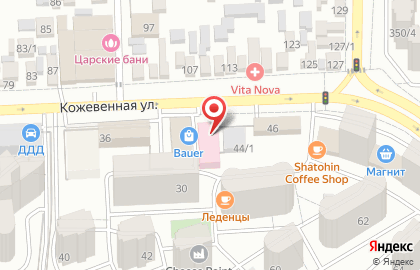 Продовольственный магазин на Кожевенной, 44 на карте