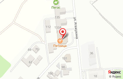 Туристическое агентство TUI на улице Атажукина на карте
