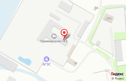 Газонаполнительная станция Приморский Газ на карте