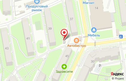 Адепт на Народной улице на карте