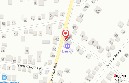 Фитнес-центр Energy на 8-й Линии на карте