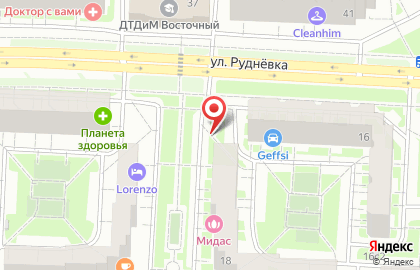 На Руднёвке в Косино-Ухтомском районе на карте