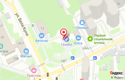 АЗС Лукойл на улице Ивана Черных на карте
