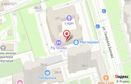 Школа программирования и робототехники Пиксель на улице Генерала Белова на карте