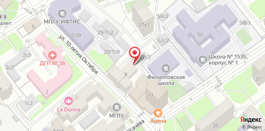 Центр Флебологии на Спортивной на карте