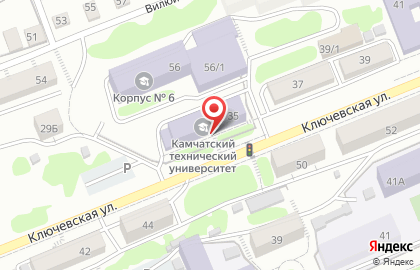 Камчатский государственный технический университет на карте