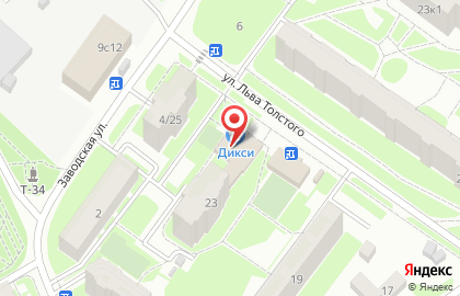 Гипермаркет Дикси в Москве на карте