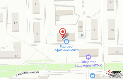 Диагностический кабинет на Гвардейской улице на карте