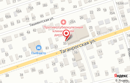 Домиан на Таганрогской улице на карте